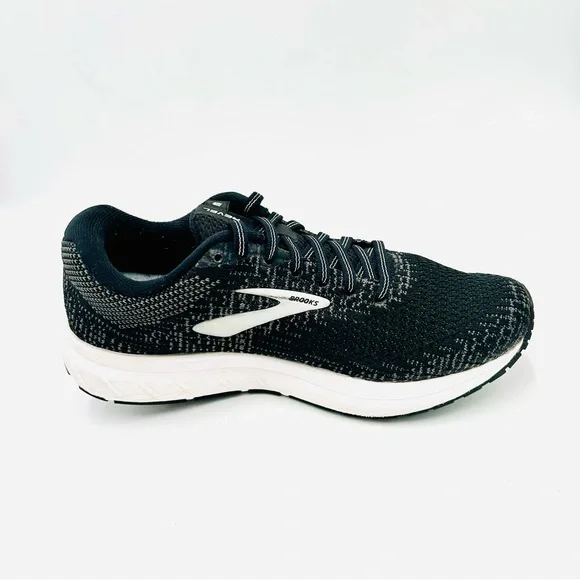 Brooks running shoes Revel 3 Running Shoes Black White Sneakers women size 7.5 - Picture 5 of 10